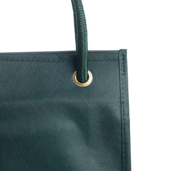 Shopper 20x18+8cm in TNT Verde Stampa personalizzabile The Companies of James