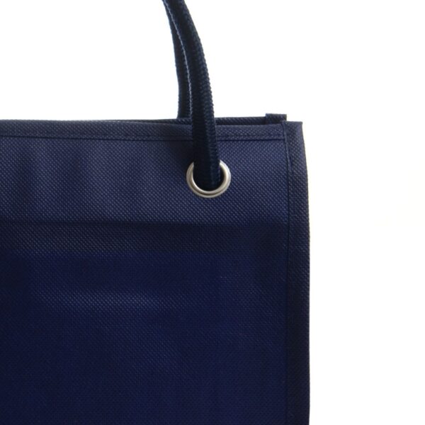 Shopper 20x18+8cm in TNT Blue Navy Stampa personalizzabile The Companies of James