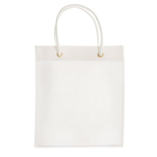 Shopper 30x35+13cm bianco TNT Stampa personalizzabile The Companies of James