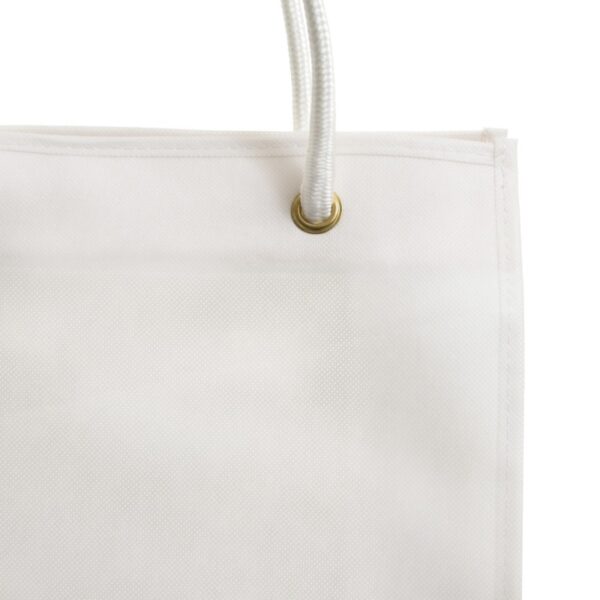 Shopper 30x35+13cm bianco TNT Stampa personalizzabile The Companies of James