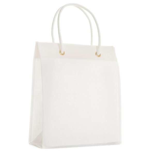 Shopper 30x35+13cm bianco TNT Stampa personalizzabile The Companies of James