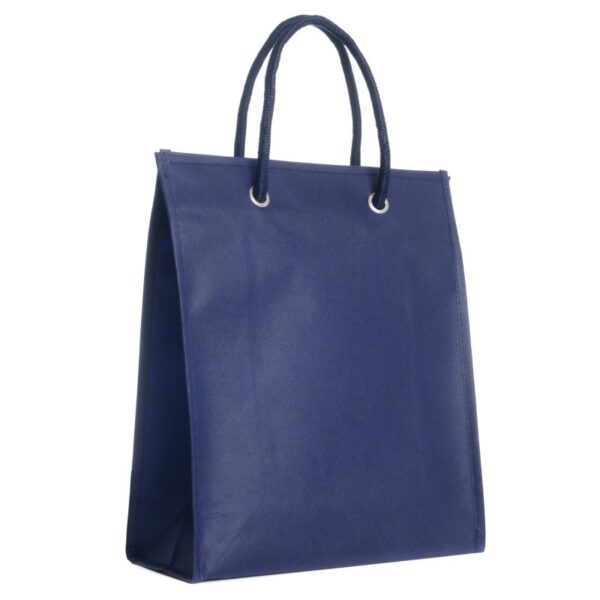 Shopper 30x35+13cm blue navy TNT Stampa personalizzabile The Companies of James