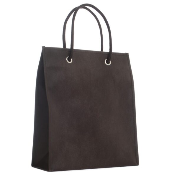 Shopper 30x35+13cm marrone TNT Stampa personalizzabile The Companies of James