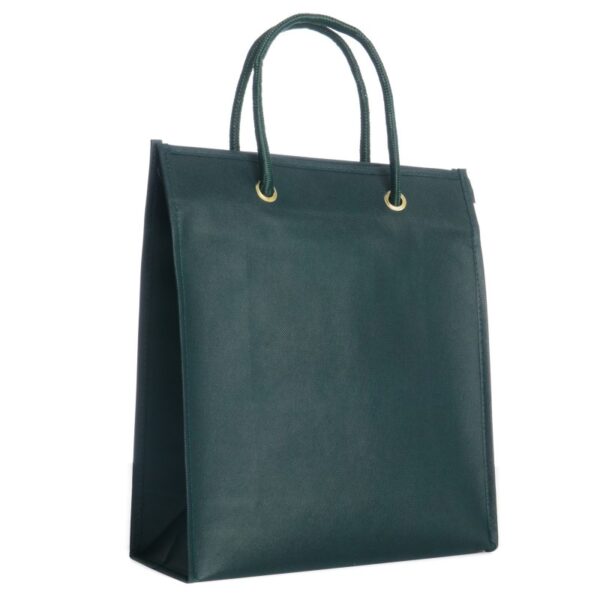 Shopper 30x35+13cm verde TNT Stampa personalizzabile The Companies of James