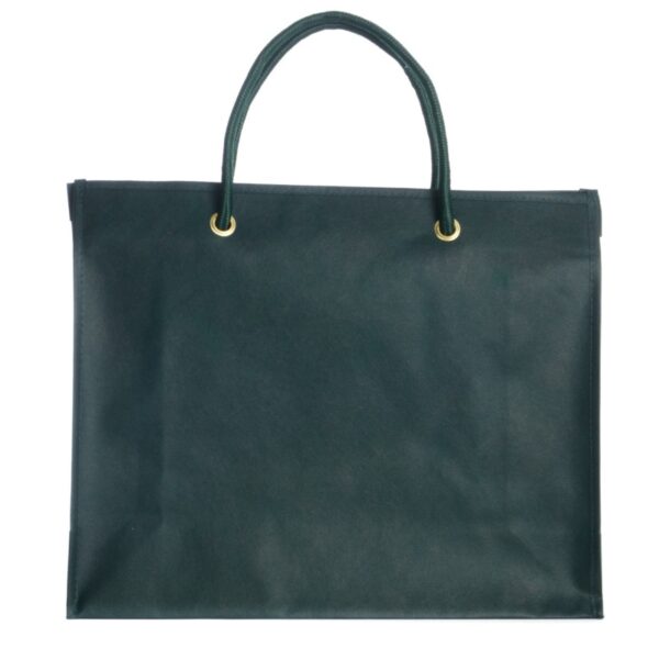 Shopper 40x35+15cm verde TNT Stampa personalizzabile The Companies of James