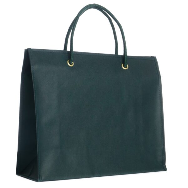 Shopper 40x35+15cm verde TNT Stampa personalizzabile The Companies of James