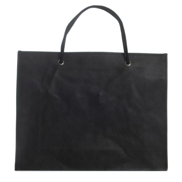 Shopper 50x40+15cm nero con manici neri TNT Stampa personalizzabile The Companies of James