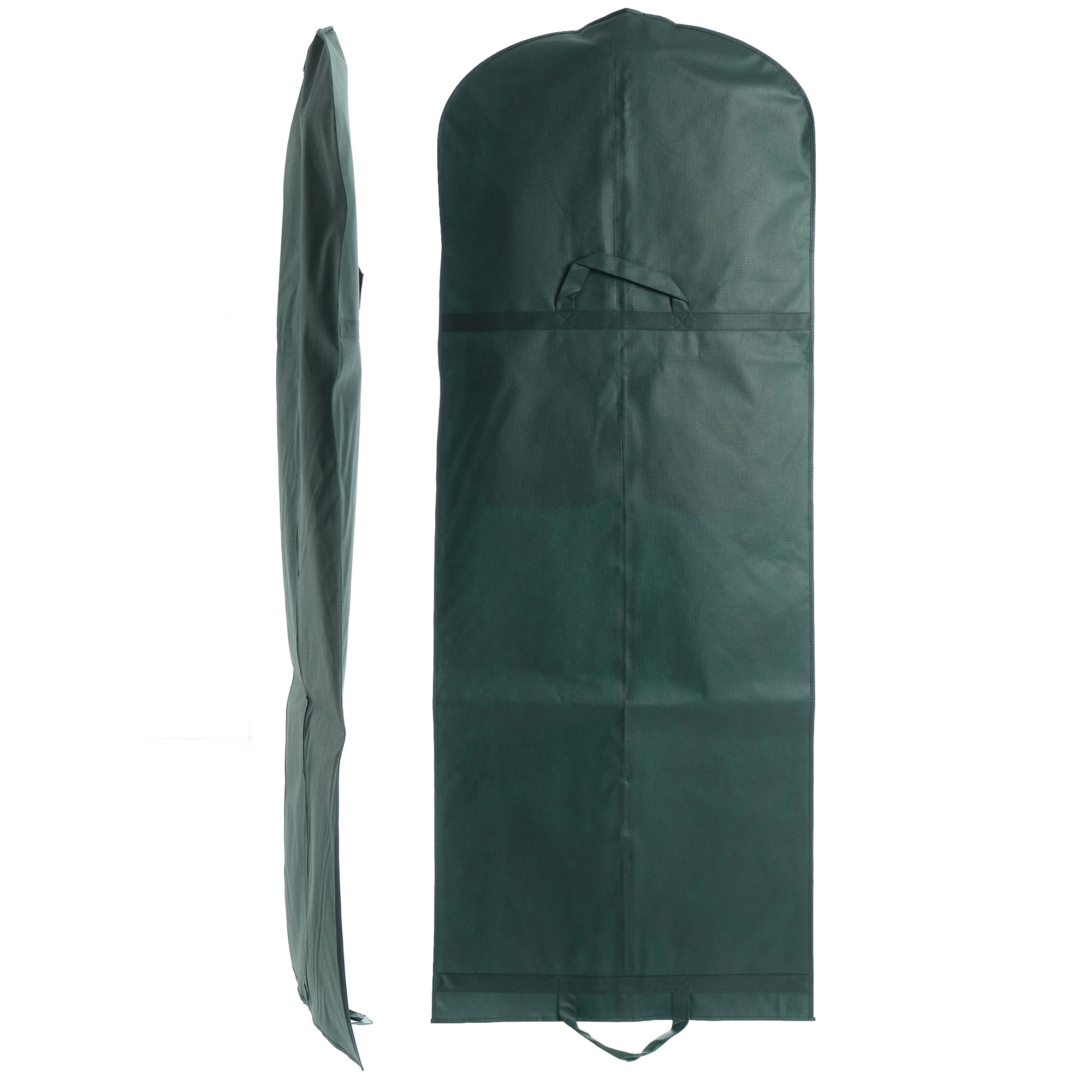 Copriabito ripiegabile 65 x 170 cm in TNT verde - immagine 2