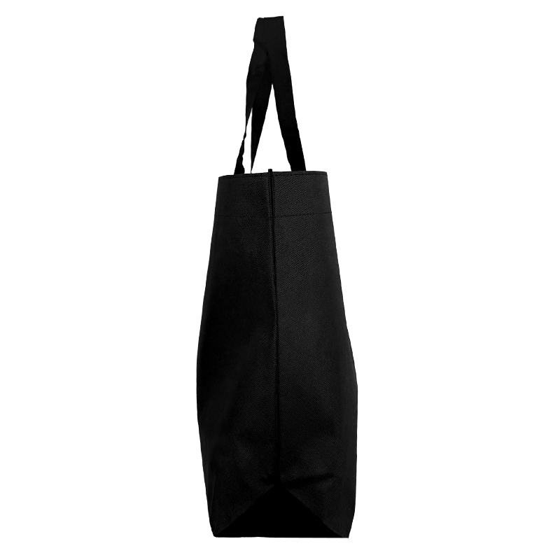 New Shopper in TNT Nero dimensioni 52x45+12cm - immagine 2