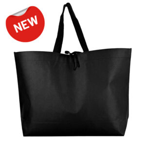 New Shopper in TNT Nero dimensioni 52x45+12cm